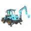 Multi-purpose 3 in 1 digger machine excavator loader forklift for sale