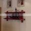 Custom wall hinging wooden wine racks,wood wine storage rack