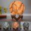 Dimmable with tap control 16 colors 3d print led moon shaped night light lamp