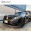 2018year Auto Parts Car S class W222 S63 Facelift carbon fiber front lip fog cover rear diffuser S Class W222 S320 S400 S500 S63