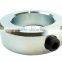 Set Screw Shaft Collar Zinc Plated Steel 1-1/4" Bore, 2" OD, 11/16" Width, Corrosion Resistant