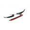 PP Black+Red Front Bumper Lip for VW Volkswagen Golf 7.5 Hatchback 4-Door 2018-2019