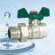 High Pressure Pn25 Bronze Hose Fitting 3 Way Cast Brass Water Ball Cock Valve With Strainer