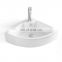 Manufacturers direct small size triangular hanging basin ceramic bathroom wash simple pool hanging wall