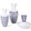 Modern Geometric Pattern Rhombus Ceramic Porcelain Vase for Home  Decoration