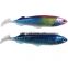 Multicolor Artificial Lure  custom trolling lures Sinking Soft Lead Head Bait paddle tail large soft plastics lures