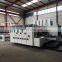 Automatic corrugated carton box flexo printing die cutting slotting machine with stacking