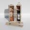 Hot Sale Wine Storage Box Wood Box Packaging For Single Wooden Wine Bottle Box With Accessories