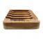 Bathroom Wooden Soap Case, Sink Deck Bathtub Shower Dish, Rectangular Natural Wooden Holder for Soap