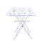 2020 Custom Acrylic Furniture Folding Tables X Leg Foldable Coffee Table For Picnic