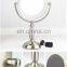 China supplier Vintage base designed magnification LED standing makeup mirror