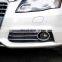 Hot sale Stainless Steel Front Grill Decorative Trim Strips For Audi A4 2009-2012 Car Front Fog Lamp Strips accessories