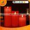 red pillar led electric moving wick flameless religious citronella candle set