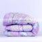 Cheap price polyester microfibre bright purple colored king size down comforters