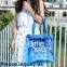 Promo PVC Plastic Shopping Handle Bag, Handling clear pvc blanket bags, handle reusable clear vinyl pvc cosmetic bags for shopping