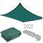 Heavy Duty Shade Sails HDPE Anti UV 185gsm Triangle Garden Cover Mesh Fabric Sail