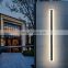 110V 220V Outdoor Modern Linear Long Strip LED Wall Lamp IP65 Waterproof Garden Sconce Wall Lights