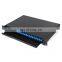 1U 19'' Sliding Type Rackmount full load Fiber Optic 24 Port Chassis ODF with pigtails and adapters