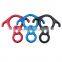Wholesale Rescuing Climbing Escaping Aluminum Alloy 50KN Rescue Terminal 8 Descender with Lock Off Camping Tools