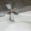 Deck mounted basin mixer taps SUS304 single handle black bathroom faucet