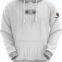 White and Grey Fashion Hoodie with White Strings