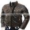 Fashion Design Winter Zipper Leather Jacket  Leather jacket casual men's jackets