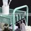 3 Tier steel mesh grocery trolley bathroom kitchen organizer storage movable Rolling Cart