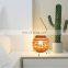 Wholesale stand modern decoration lantern bed side restaurant table vintage covers & shades design rattan lamp