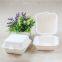 Best Selling Bagasse Takeaway Fast Food Container Disposable Biodegradable Sugarcane Hamburger Box