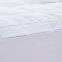 Polyester Microfiber Filling Cotton Fabric Outer Baffle Height 5cm Four Corners Elastic Bands Thick Quilted Mattress Topper