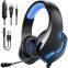 J10 Gaming Headset Over Ear Headphones with Mic LED Light for Xbox One PS4 PC Wired Earphone HiFi Headphones