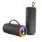 Classic Outdoor Wireless Amplifier Subwoofer waterproof Strap speaker fabric RGB light portable bluetooth speaker