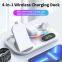 New Tech Design Custom Logo Portable 5In1 Wireless Charger For Apple Iphone