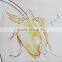 Carving yellow flower picture decorative facade wall tile