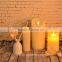 Led moving wick flameless remote control led electronic candle