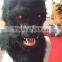 Customized cosplay props vinyl full head animal masks halloween full head wolf masks
