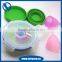 Reusable 100% Medical collapsible Silicone Menstrual Period Cup Pink/Purple/Transparent