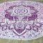 Mandala Round Beach Towel