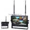 CMOS and CCD Option 7inch 2.4G 4pcs Wireless Outdoor Waterproof Cameras Digital Wireless Rearview System for Truck and Forklift