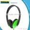 3.5mm music LED earphone headphones headset with MIC Strong Bass Earbuds On-Ear Headset with detachable cable