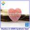 OP08 Light Pink Synthetic Heart Shape Opal Stone For Fashion Jewelry