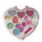 Heart Shape Multi-color Beauty Personal Care Kid Use 4 Color Eyshadow With Your Own Label