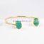 Fashion howlite turquoise adjustable bangle bracelet jewelry