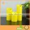 Mirage LED Wax Pillar Candles With Timer