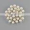 2015 wholesale rhinestone pearl brooches for wedding bouquet decoration