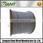 stainless thin 6x7+IWRC ungalvanized steel wire rope