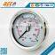 (YTN-60D) 60mm sus case with brass connection oil liquid filling low pressure dial style cvp manometer