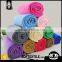 softextile absorbent fashionable blue bath rug and towel set