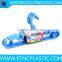 36cm Standard Plastic Adult Beige Velvet Hangers Clothes Hanger