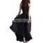 girls polka dots batik casual summer dress high neck plus size flapper dress abaya bulk wholesale maxi dresses